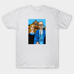 Abstract American Gothic T-Shirt